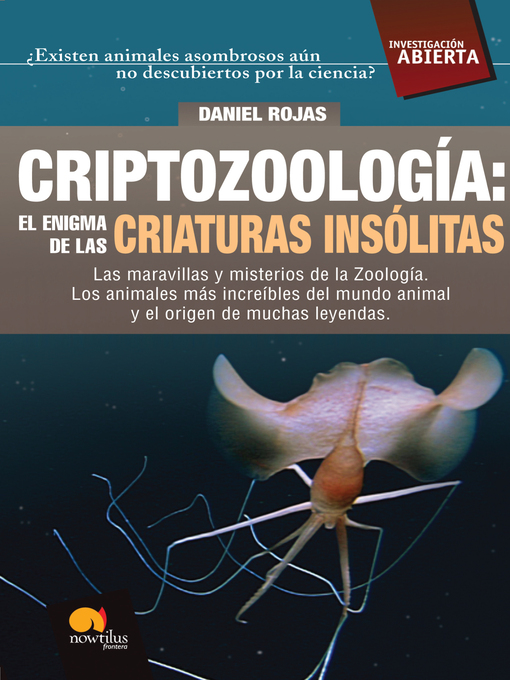 Title details for Criptozoología by Daniel Rojas Pichardo - Available